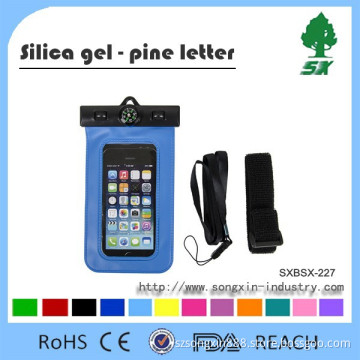 Factory Pricec Waterproof Mobile Phon bag/Diving Bag 10m Deepth 5.5inch Equiped with Compass